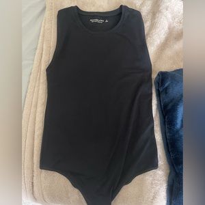 Black abercrombie bodysuit size small